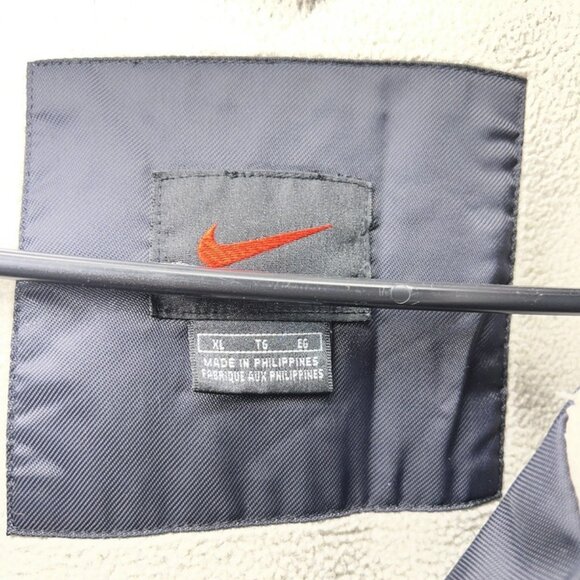Vintage Nike Jacket Mens XL black Full Zip Fleece Lined Coat Outdoor Y2K - Picture 5 of 9